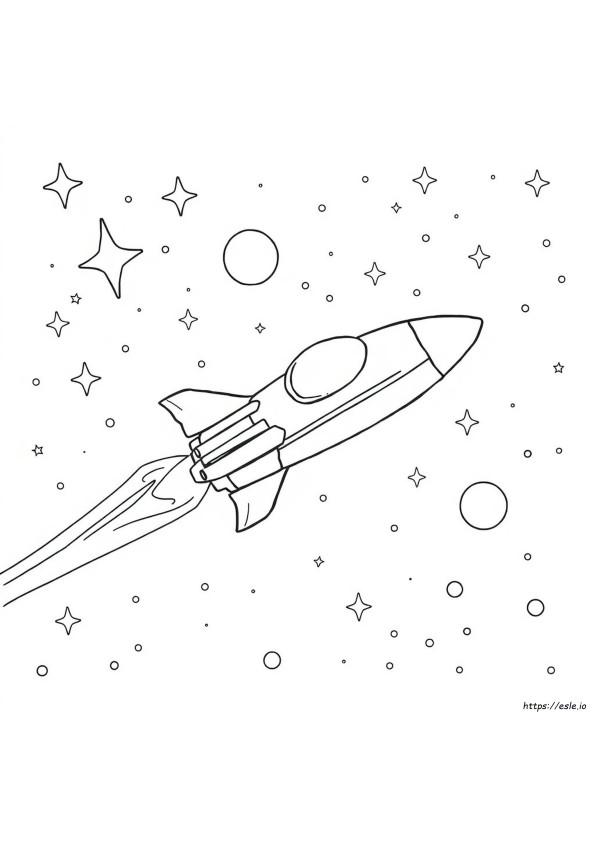 Espaço Sideral Para Colorir