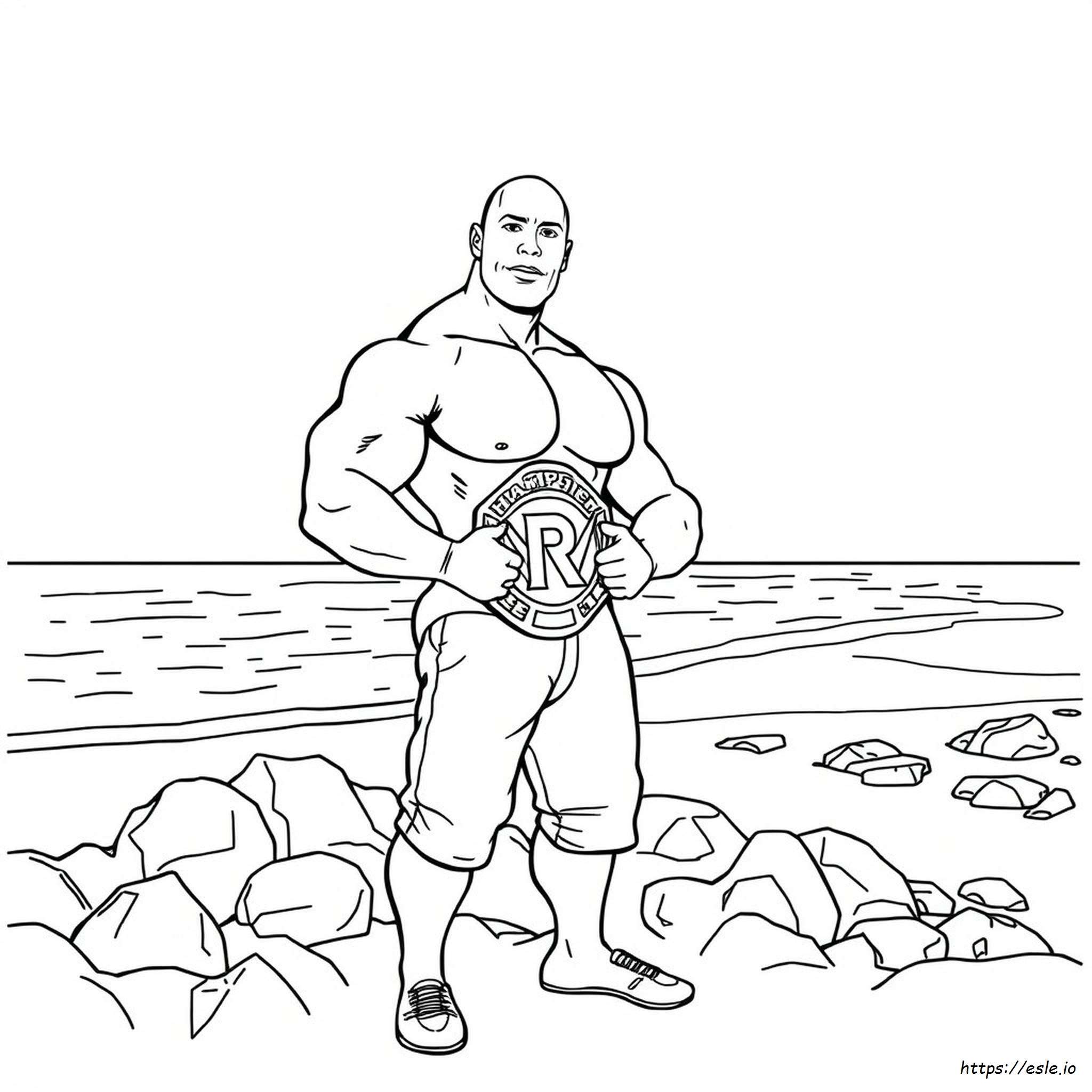 Dwayne Johnson The Rock Kleurplaten Kleurplaat Dwayne Johnson The Rock Kleurplaten Kleurplaat
