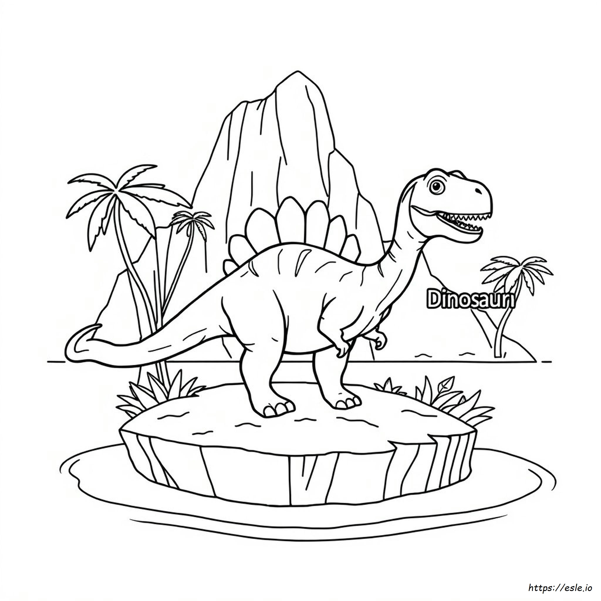 Dinosaurus Värityskuvat Nimillä Pdf