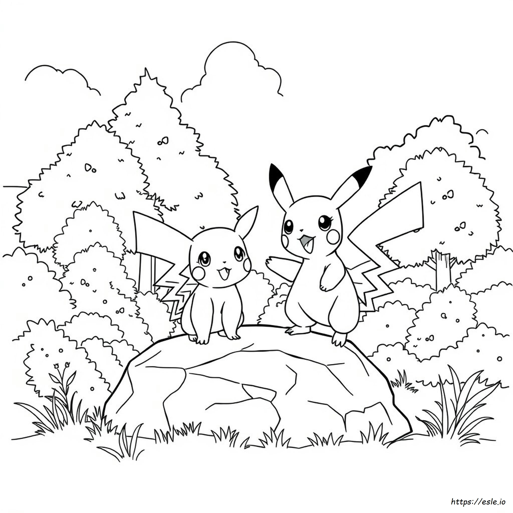 Print En Kleur Pokemon kleurplaat
