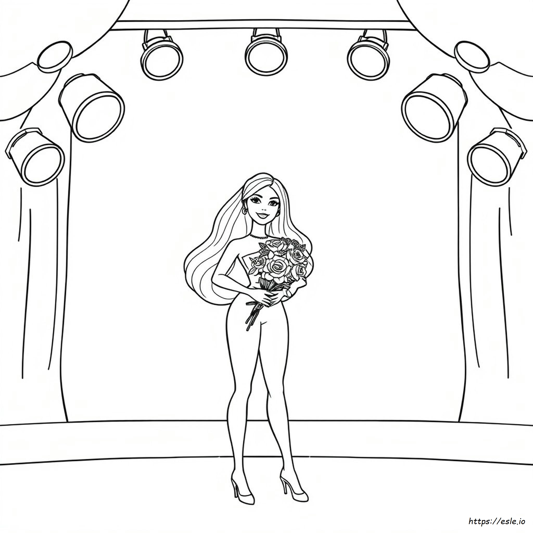 Colouring Picture Of Barbie