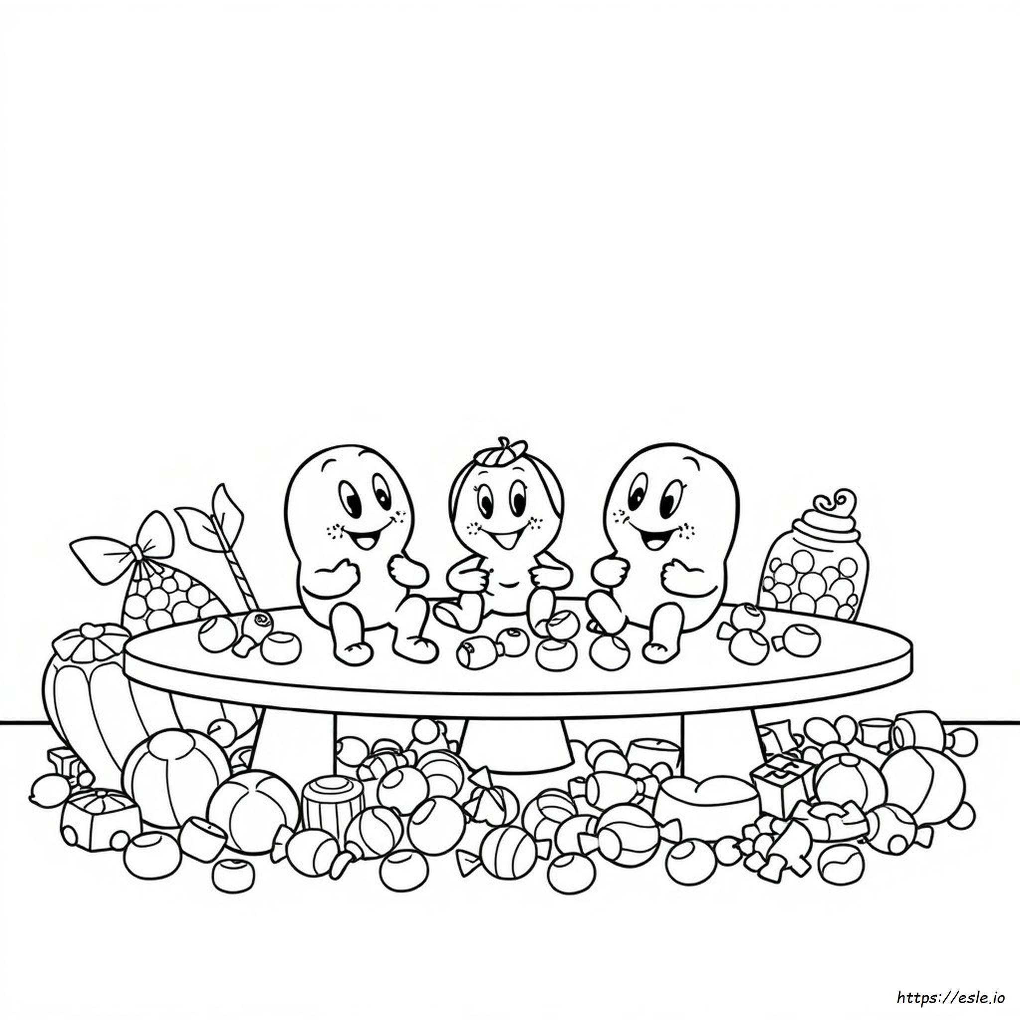Candy Jem Colouring Pages