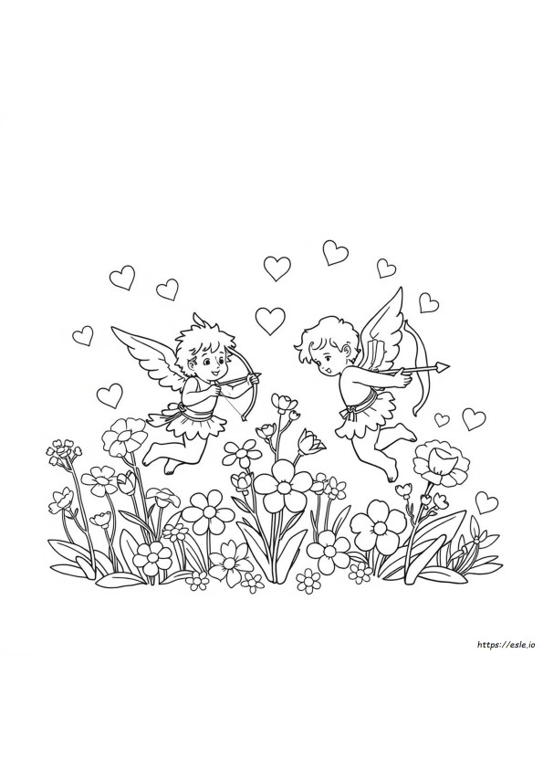 Cupido Kleurplaat