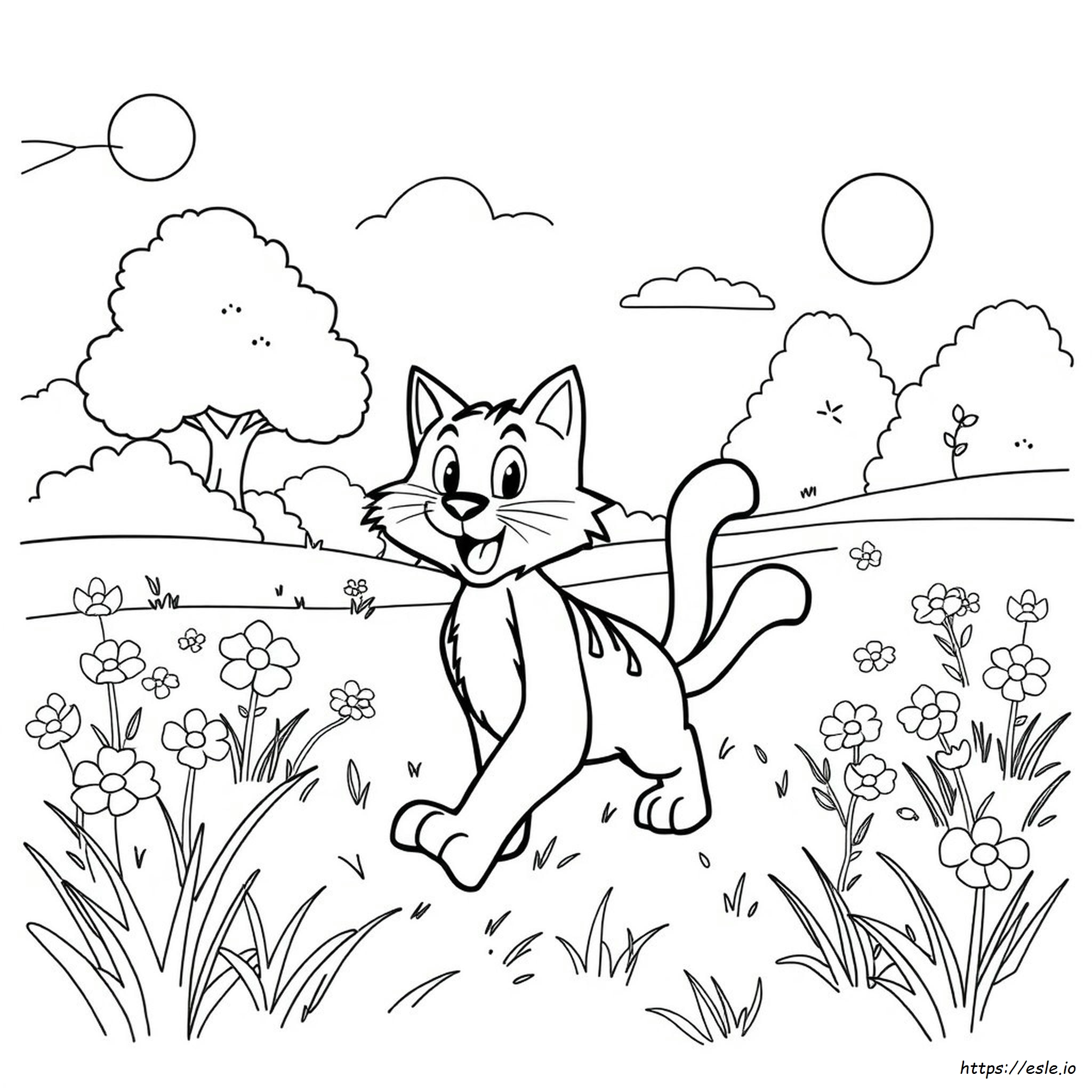 Willie The Wildcat Coloring Page