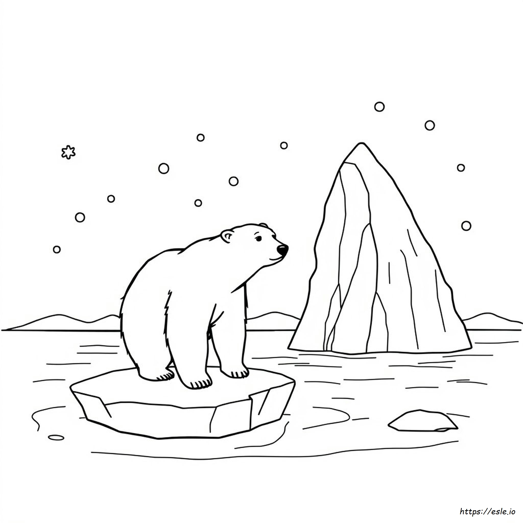 Polar Bear Coloring Pages Printable