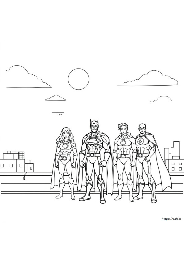 Superhero Coloring Sheets Printable