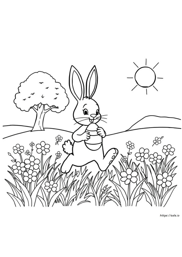 Coloriages Gratuits Lapin De Pâques À Imprimer