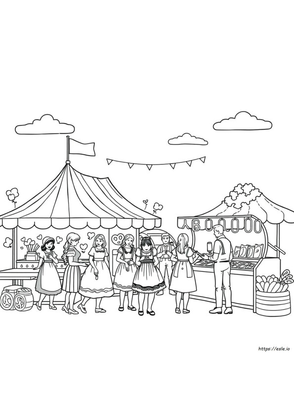 Oktoberfest Coloring Pages