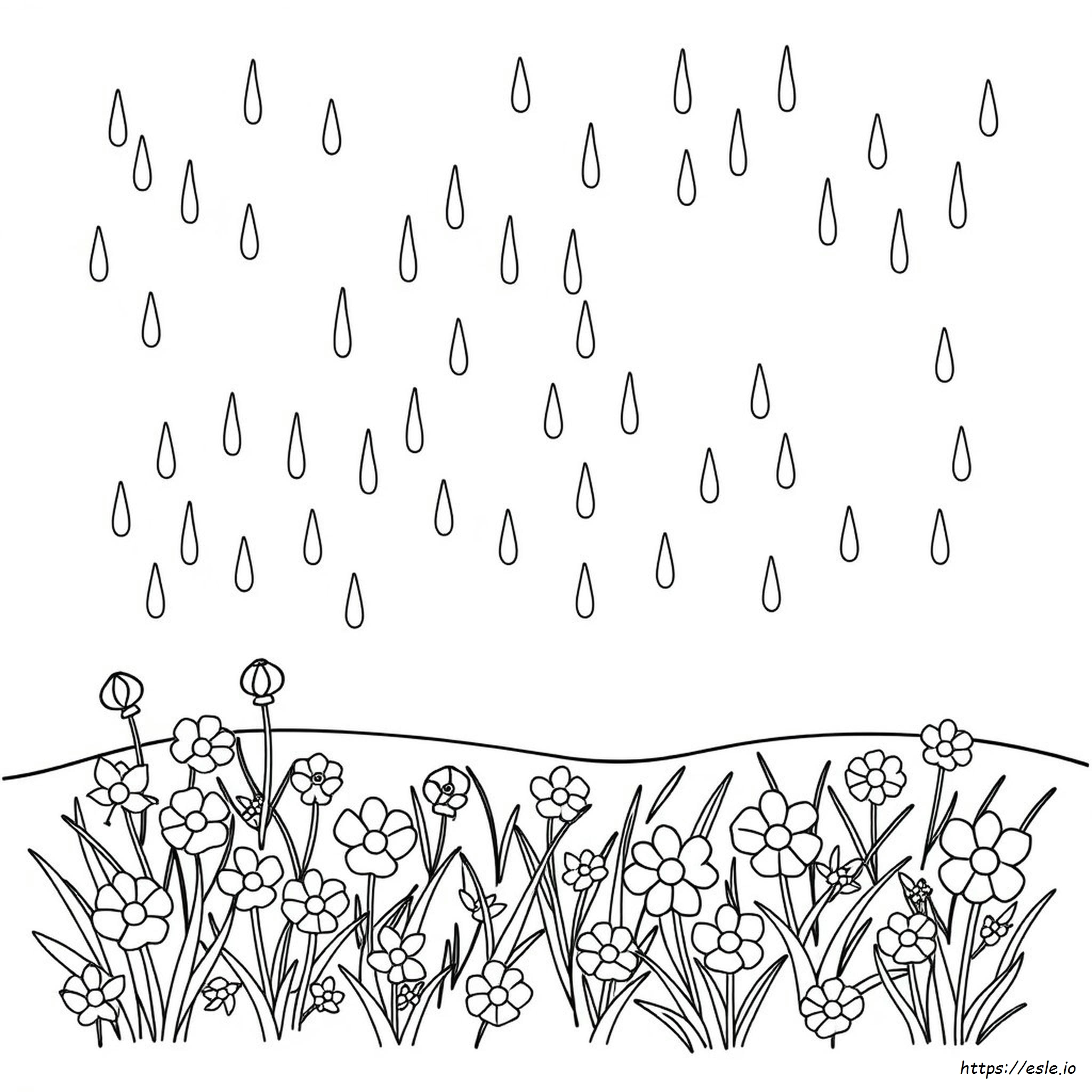 Free Printable April Showers Coloring Pages