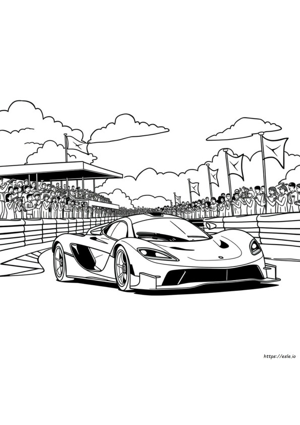 Mclaren Coloring Pages For Adults