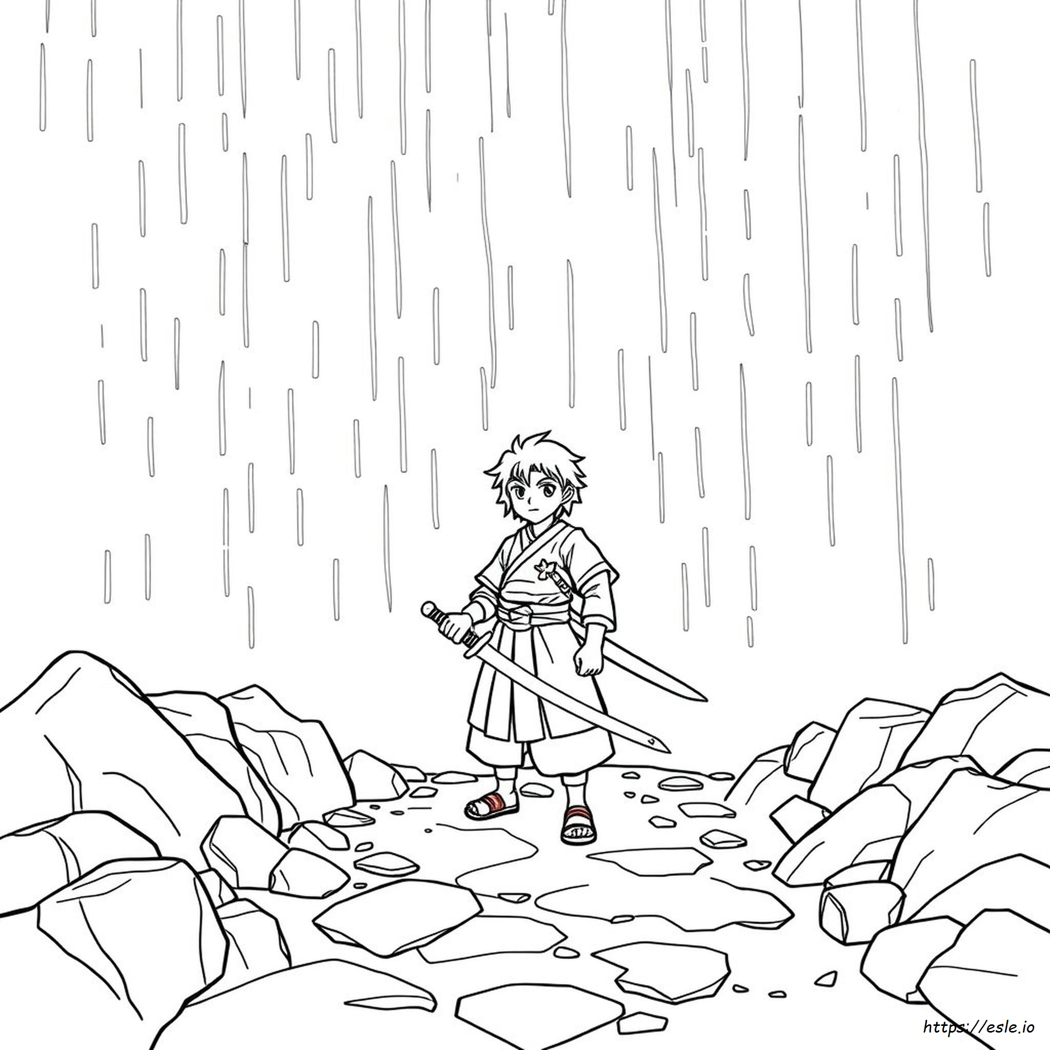 Tanjiro Kamado Coloring Pages