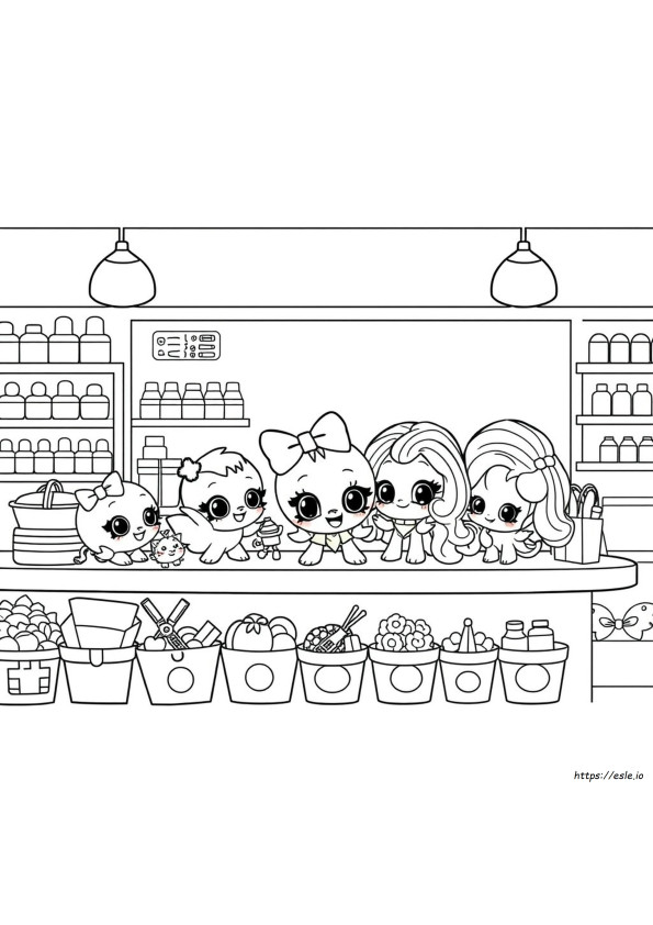 Shopkins Shoppies Para Colorir