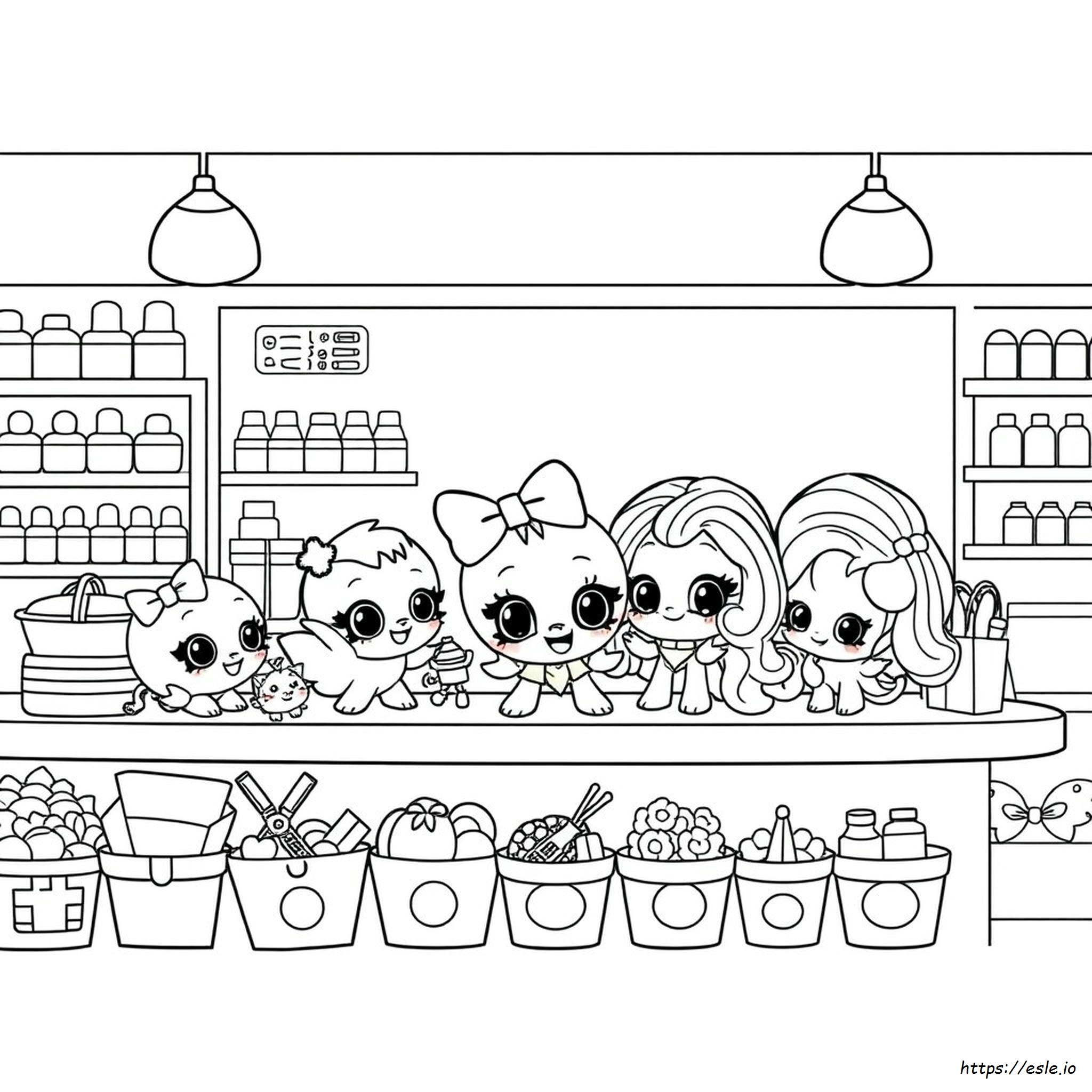 Shopkins Shoppies Coloring Pages