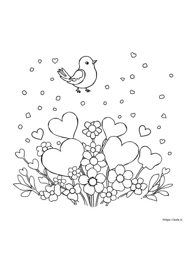 Hojas Para Colorear Del Día De San Valentín Para Preescolar