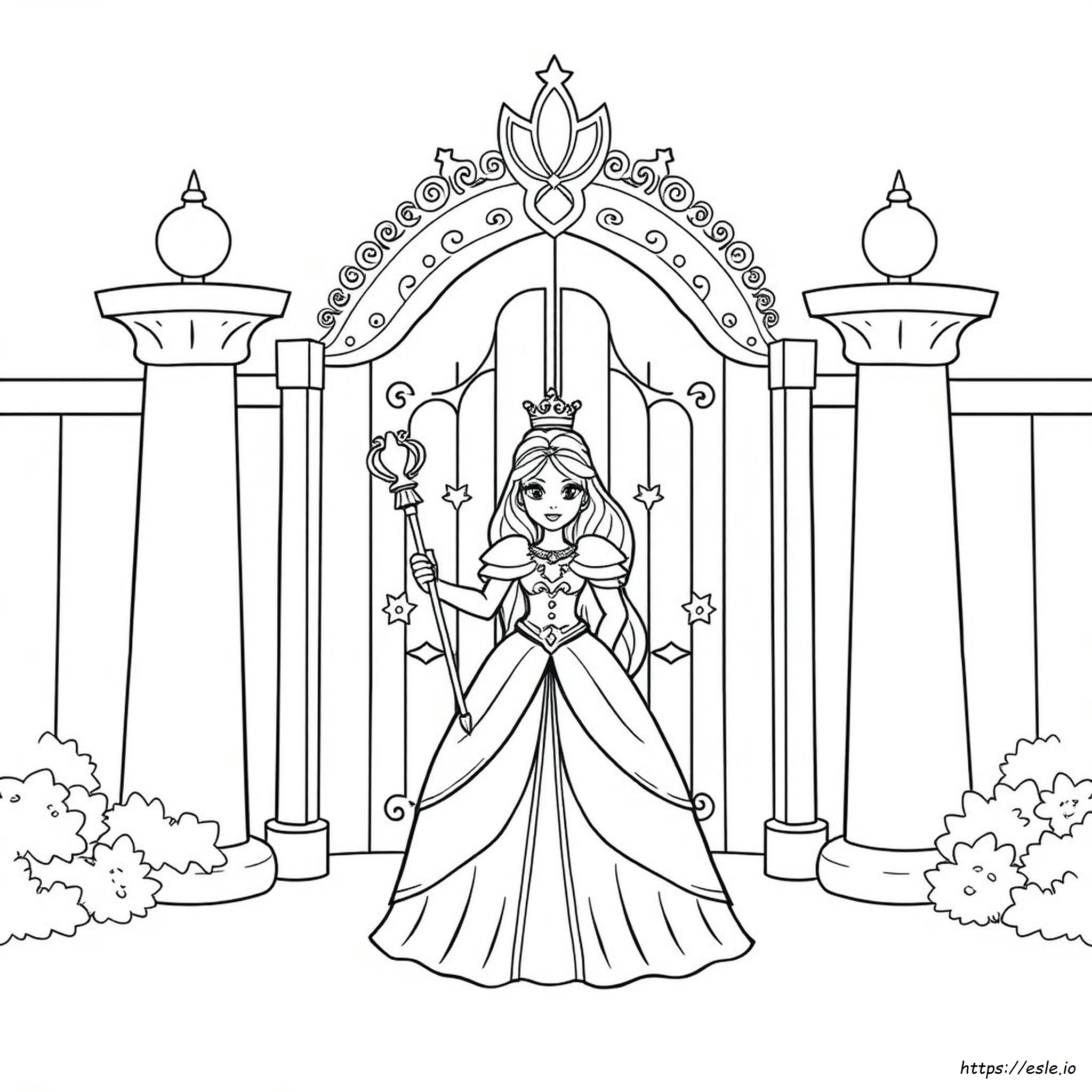 Principessa Da Colorare