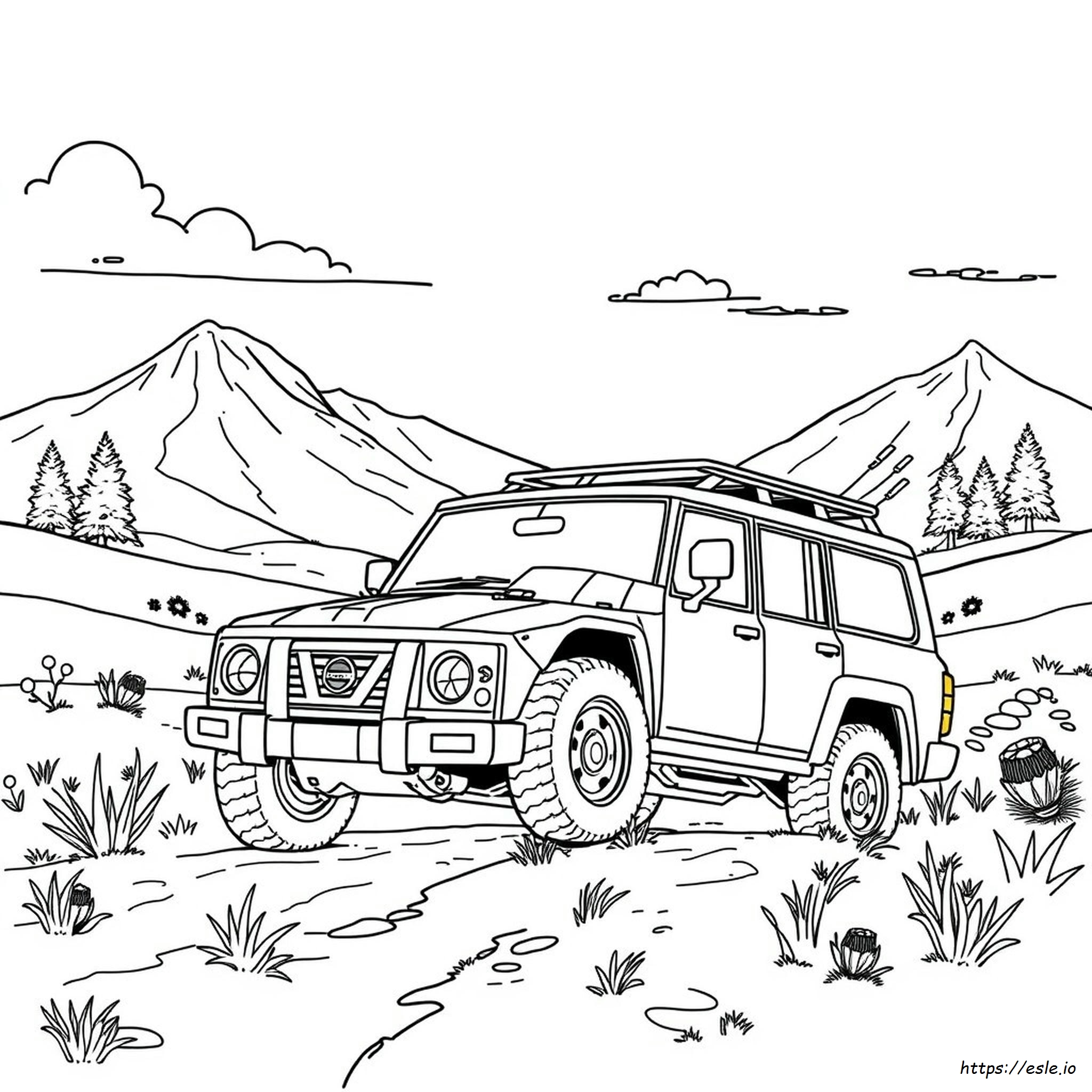 Nissan Patrol Coloring Pages