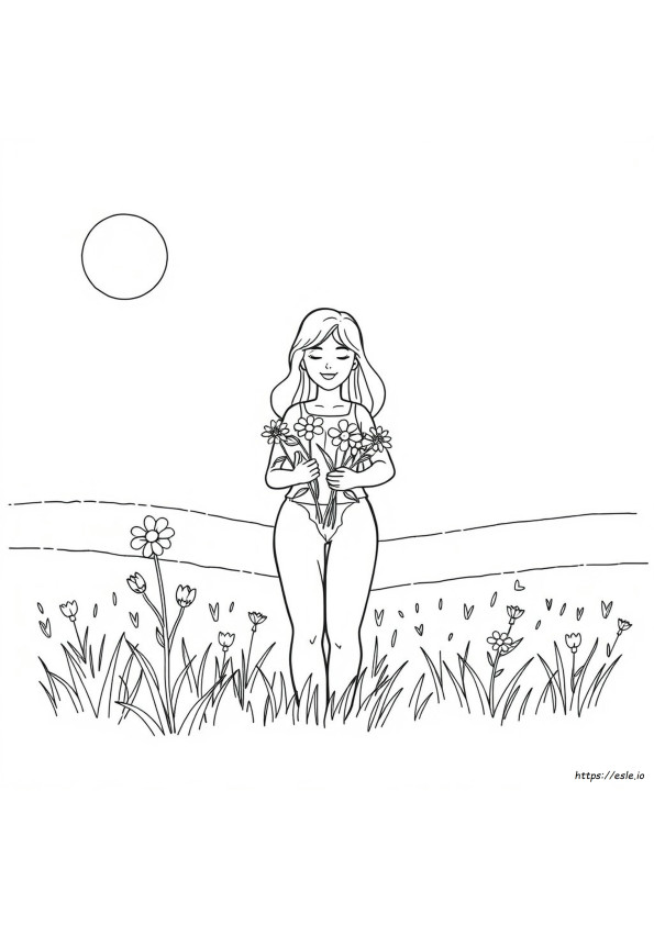 Donna Da Colorare