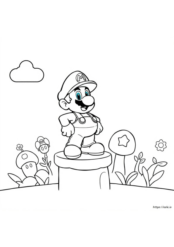 Super Mario Da Colorare