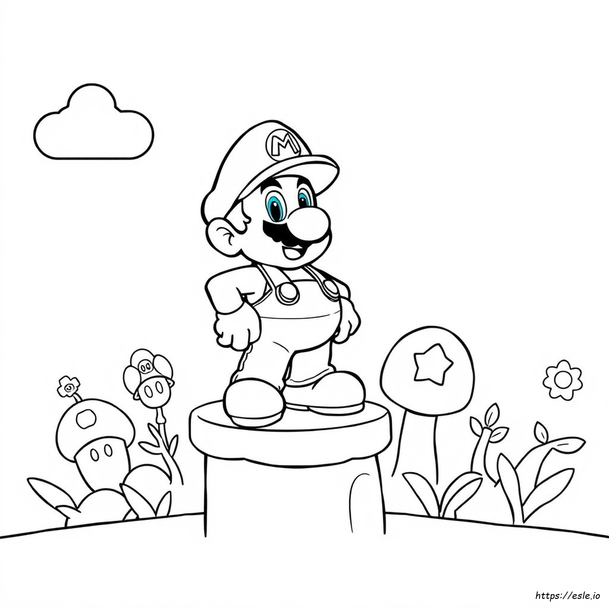 Super Mario Da Colorare