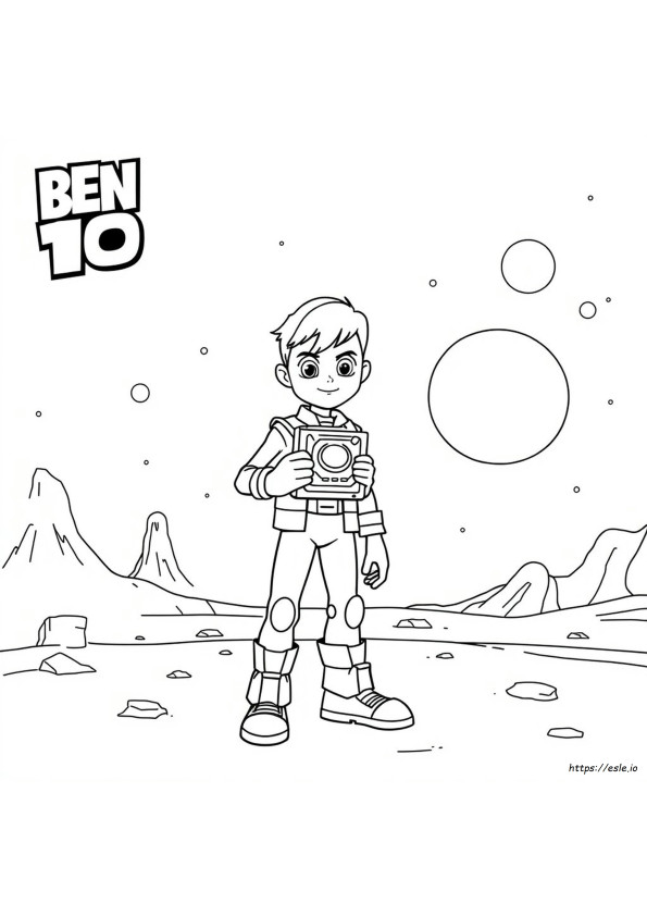 Dibujos Para Colorear De Ben 10 Cartoon