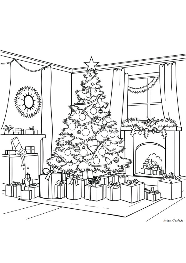 Coloriages Noël Rétro