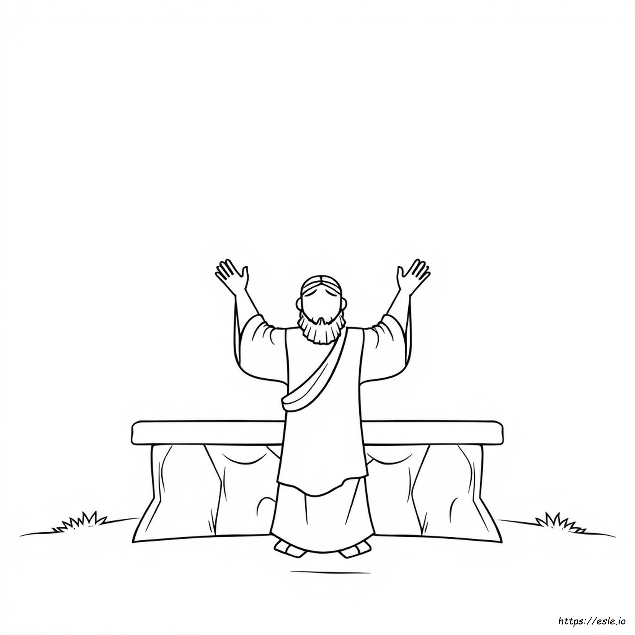 Elija Altar Ausmalbilder