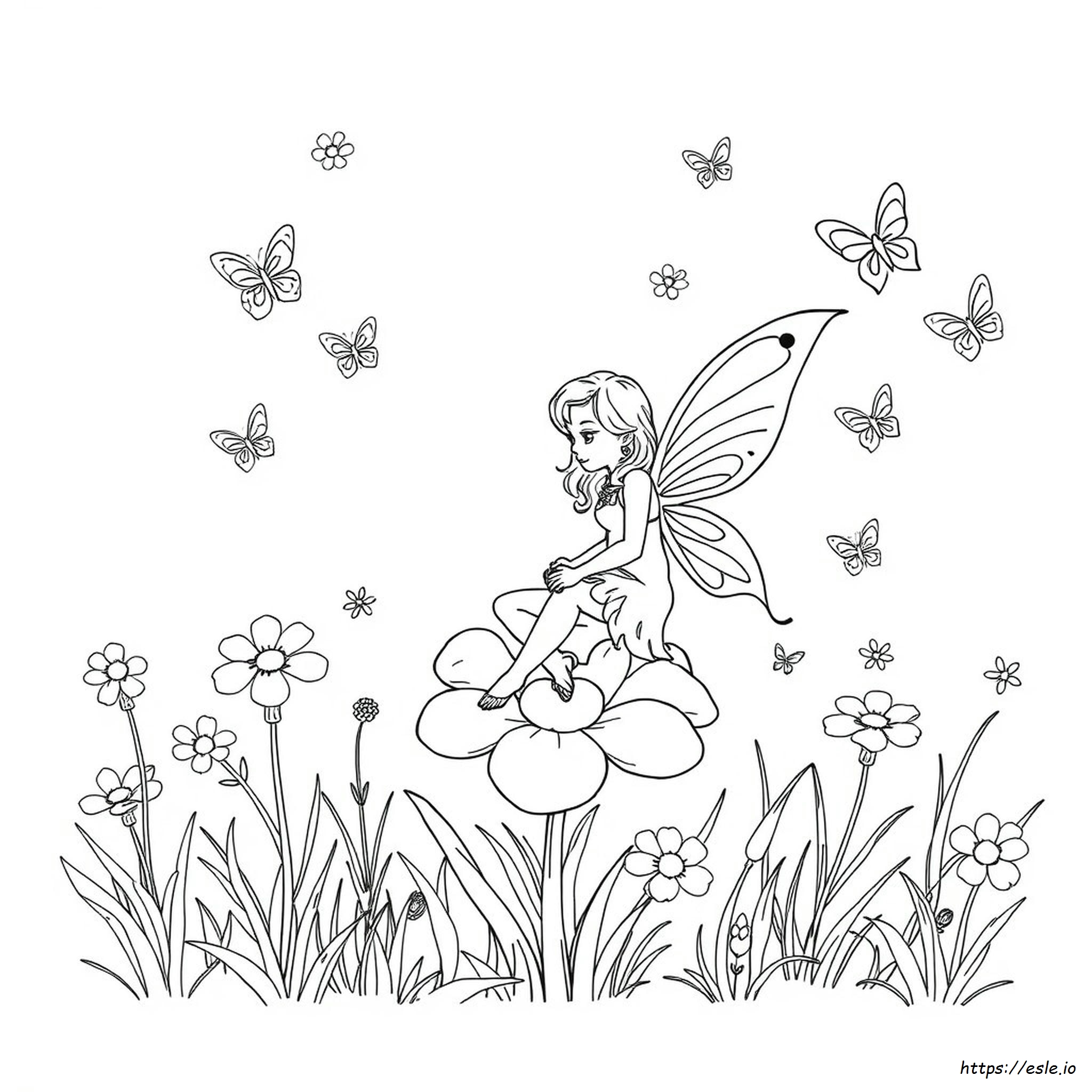 Fairy Coloring Pages To Print