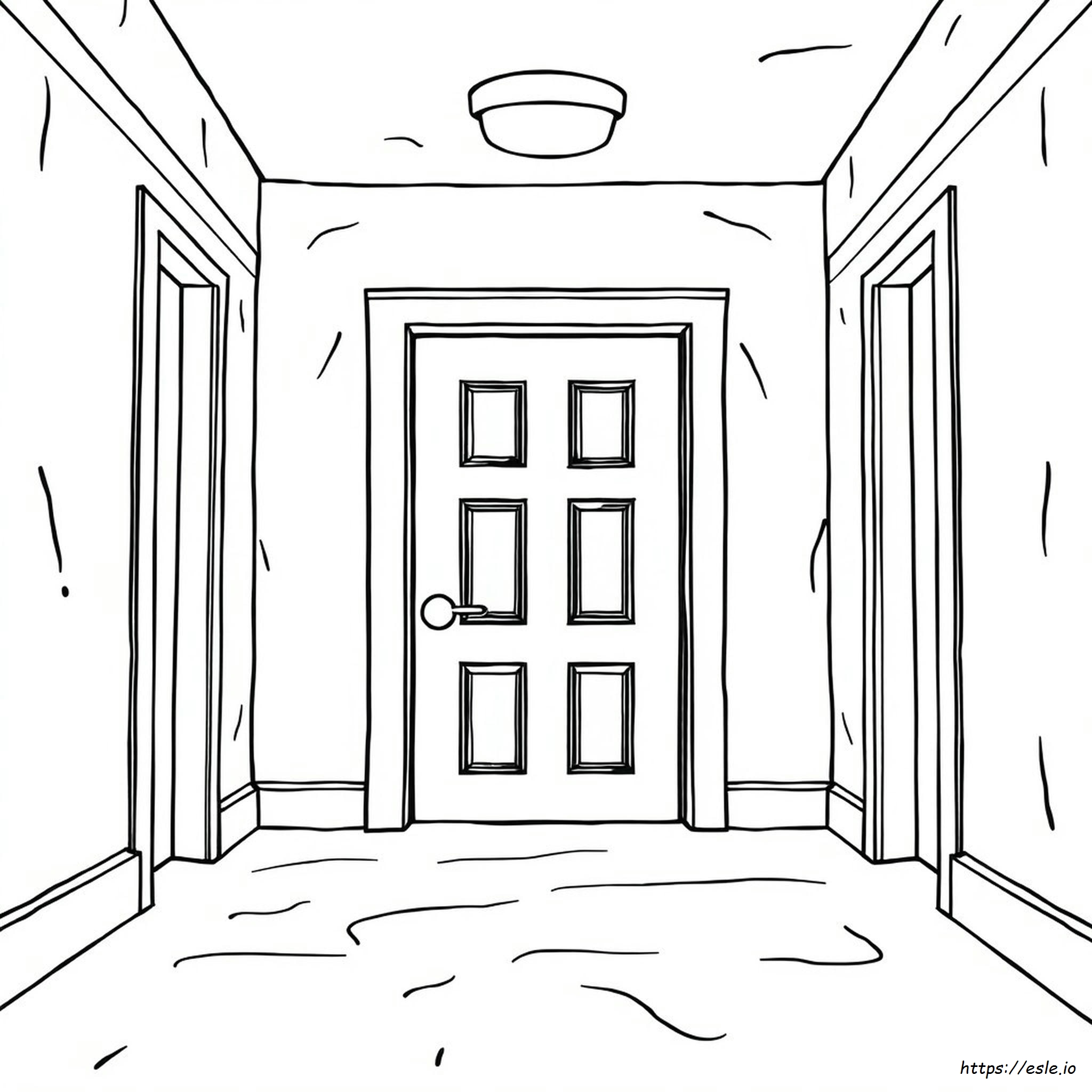 Roblox Doors Colouring Sheets