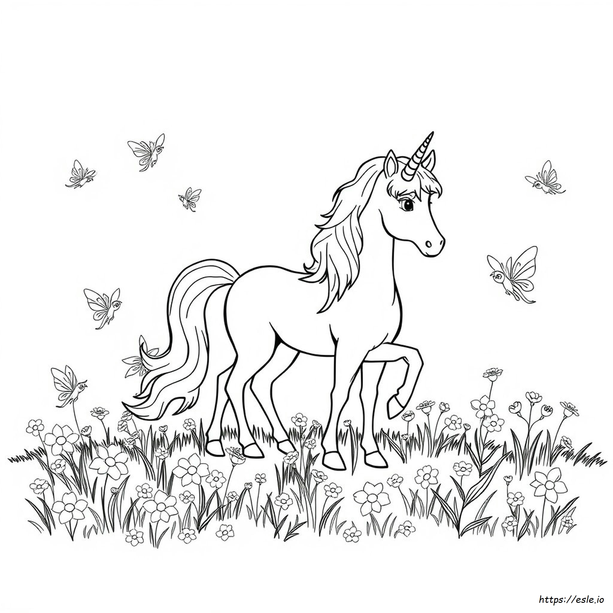 Coloring Pages Of Unicorns And Fairies