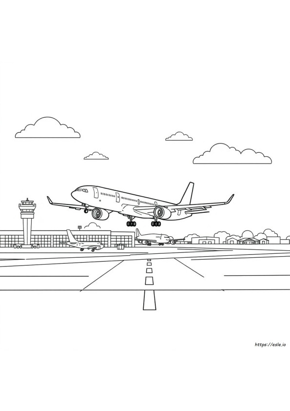 Aeroporto Da Colorare