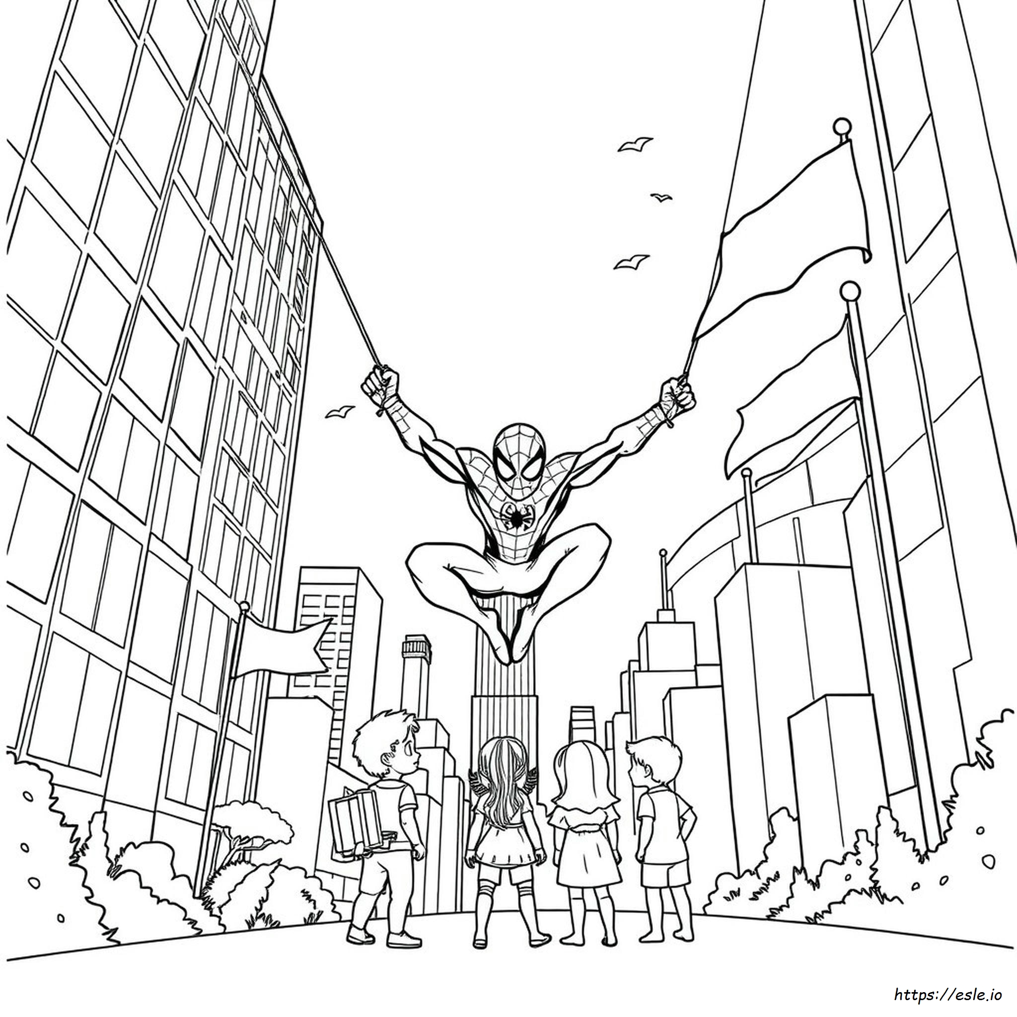 Spidey And His Amazing Friends Colouring Pages