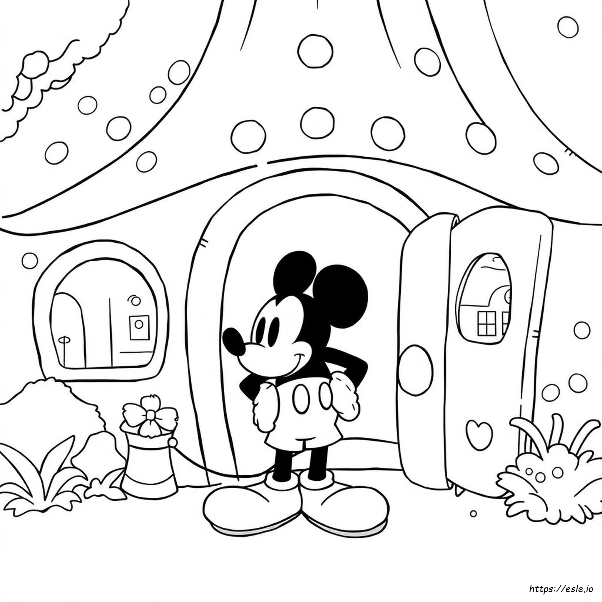 Mickey Mouse Funhouse Coloring Pages