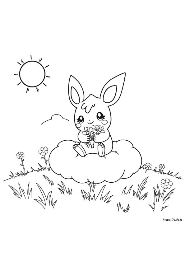 Coloriage Pokémon Buneary