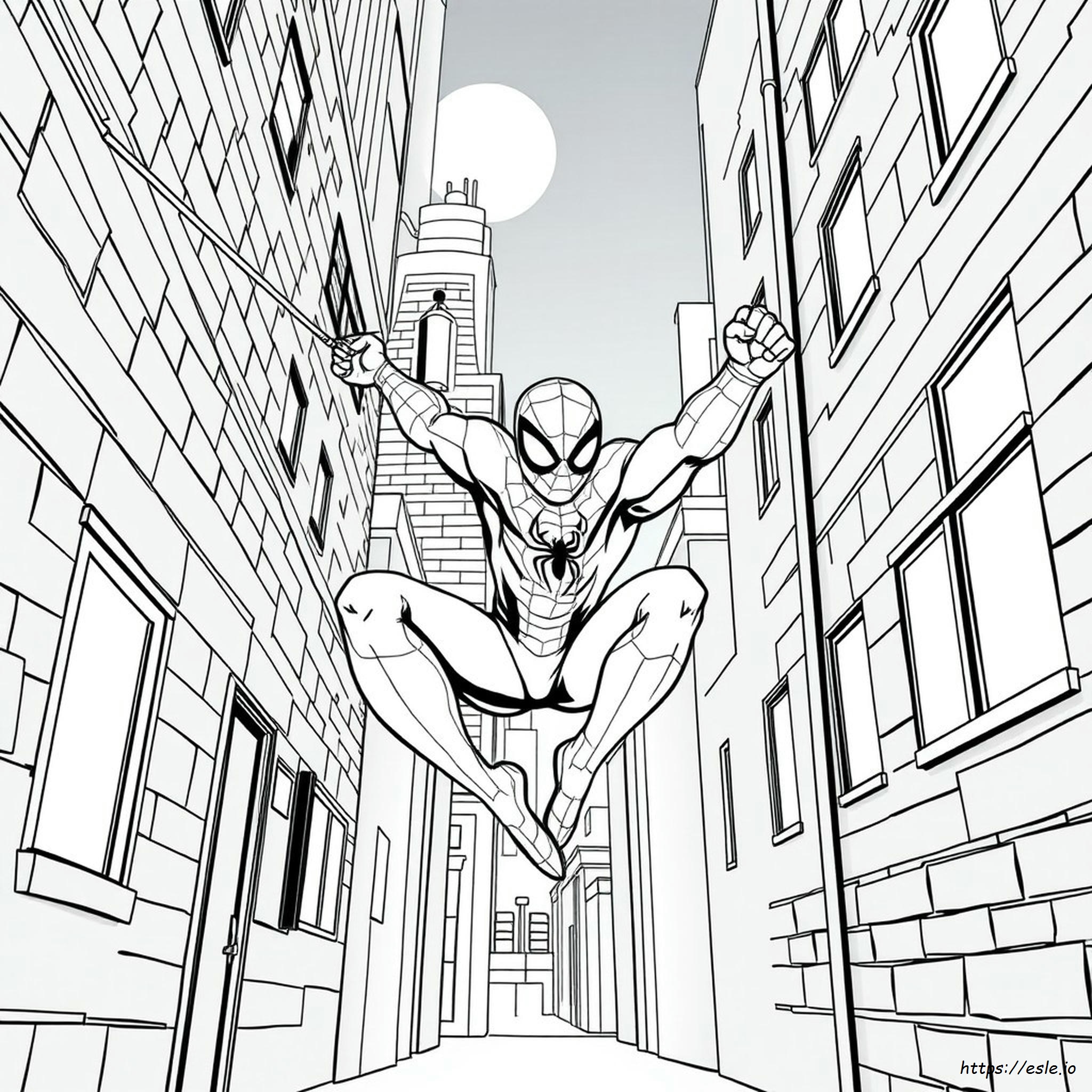 Ausmalbilder Miles Morales Coloring