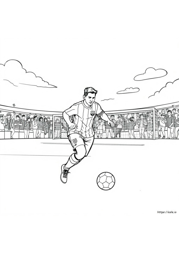 Lionel Messi Színező