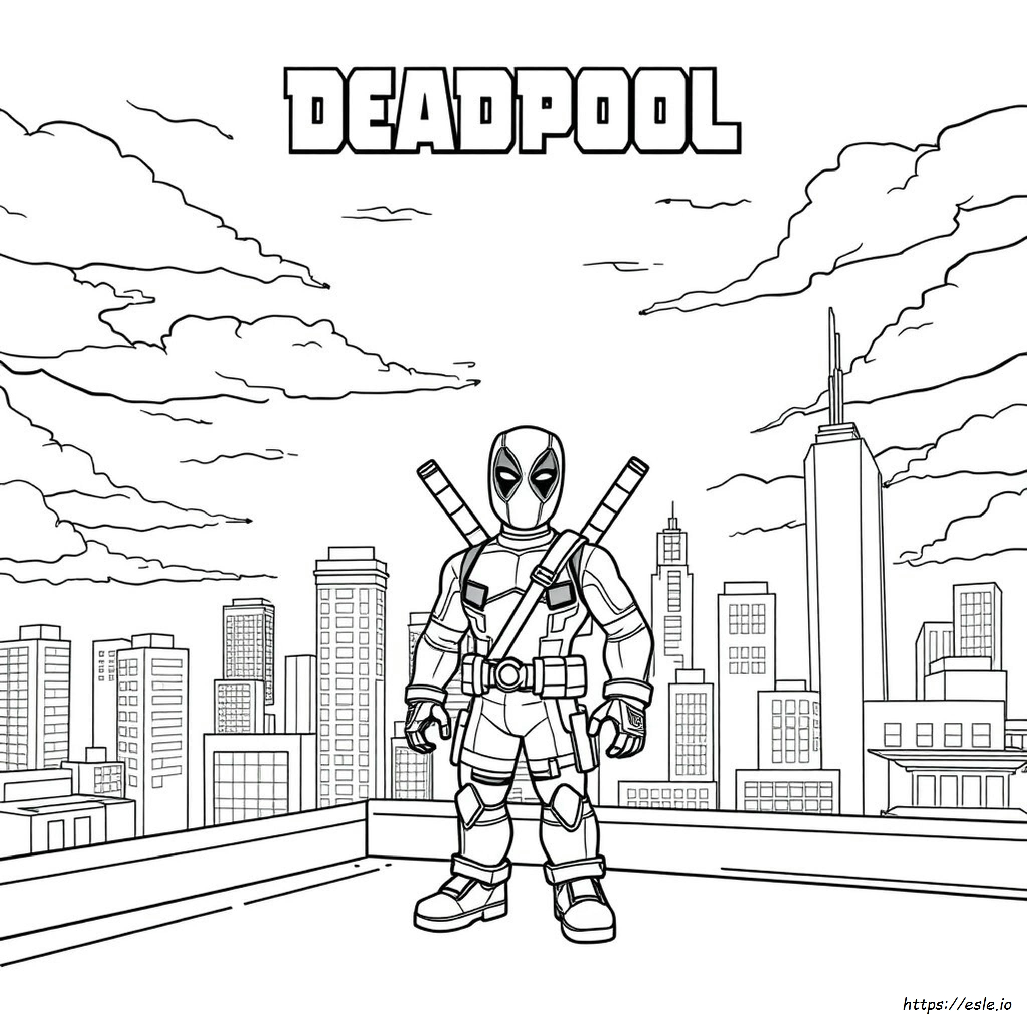 Roblox Deadpool Ausmalbilder