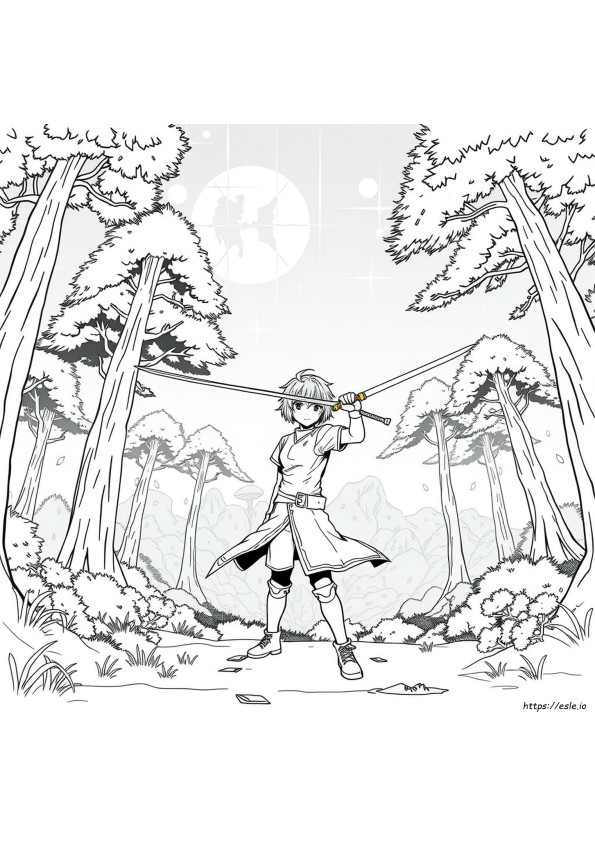 Anime Ausmalbilder Sword Art Online