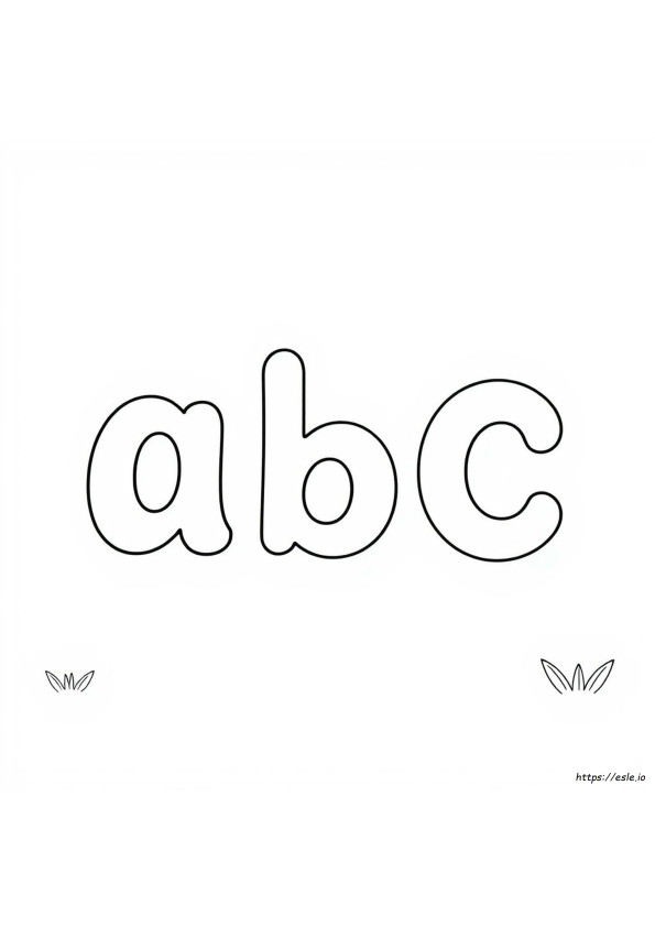 Coloriages Abc Minuscule