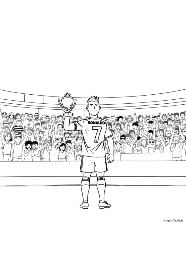 Coloriage Cr7 À Imprimer