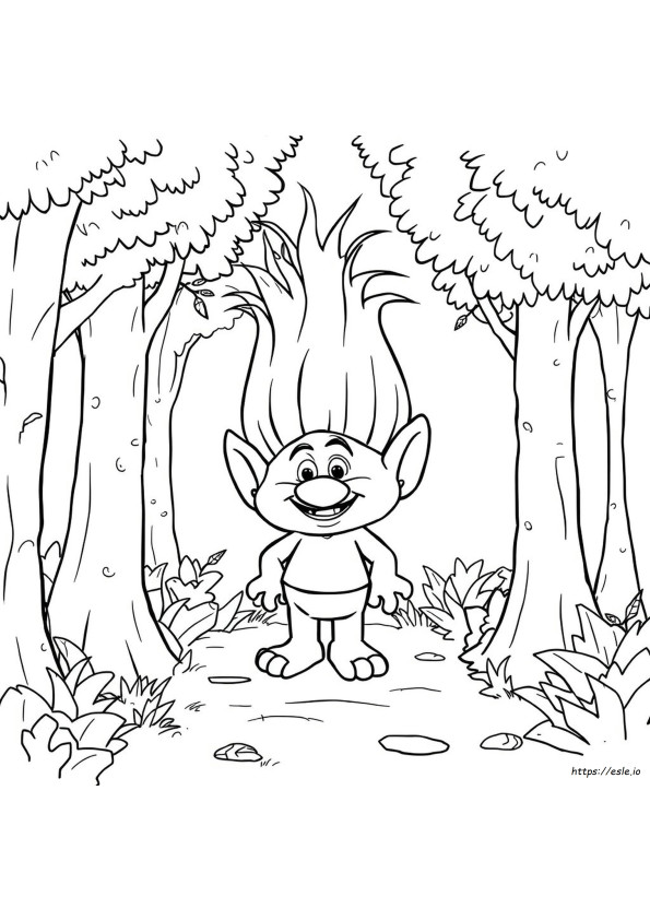 Dibujos De Trolls Para Colorear