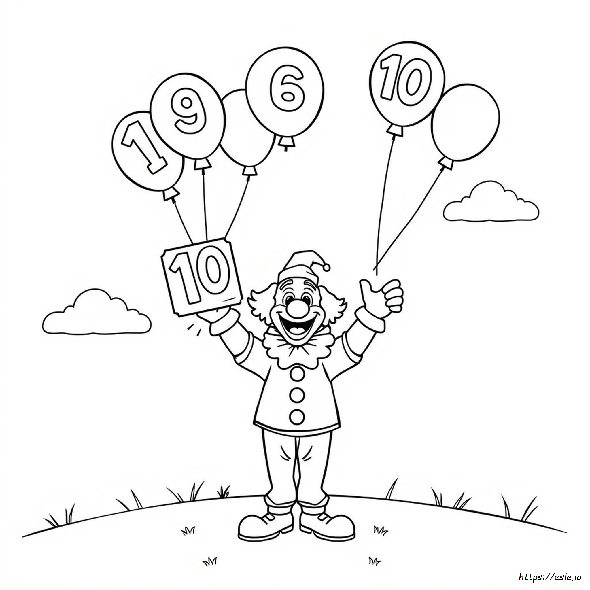 Number Coloring Worksheets