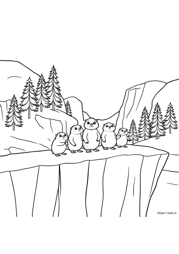 Coloring Pages Lemming Grizzy Y Los Lemmings Para Colorear
