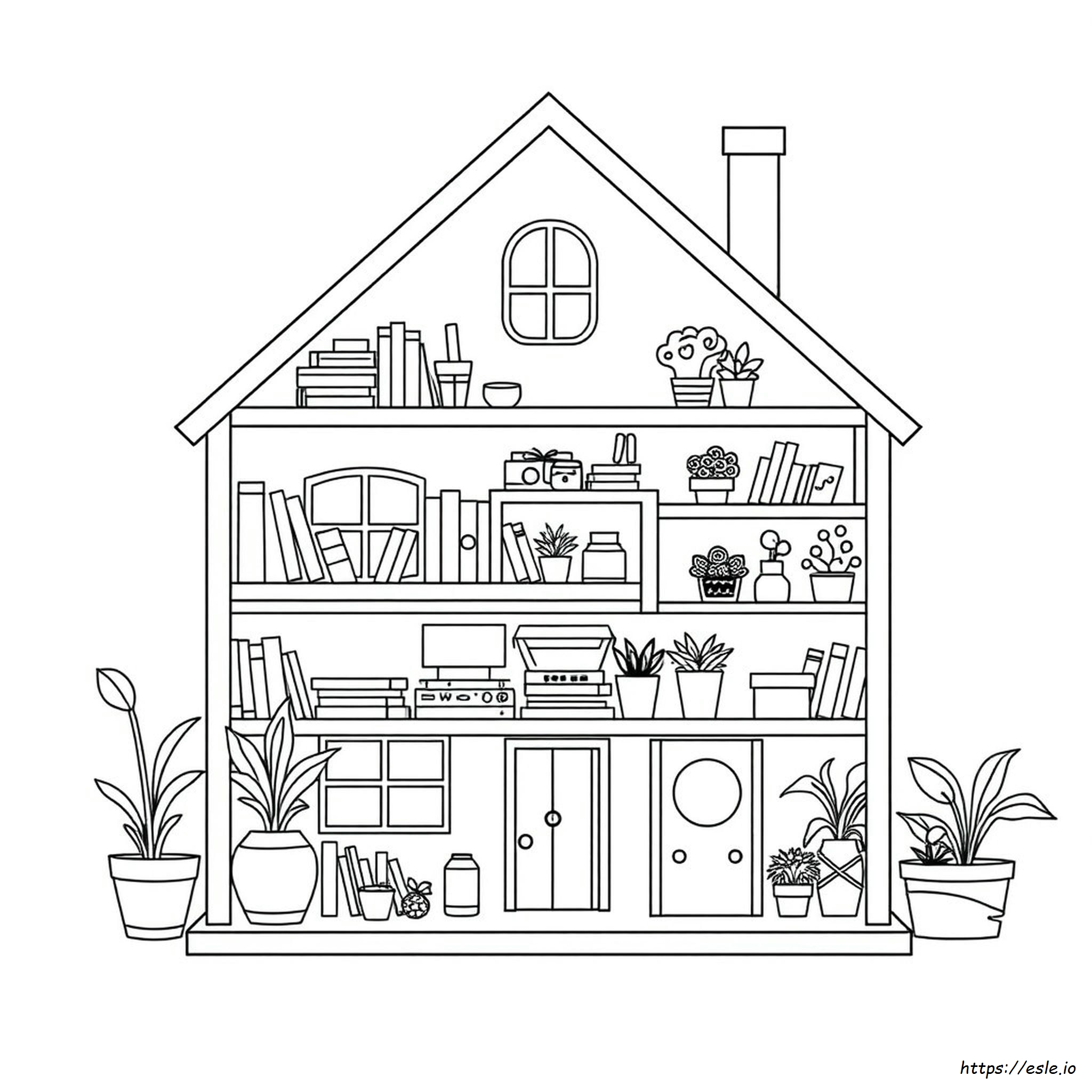 Dollhouse Coloring Page Melanie Martinez