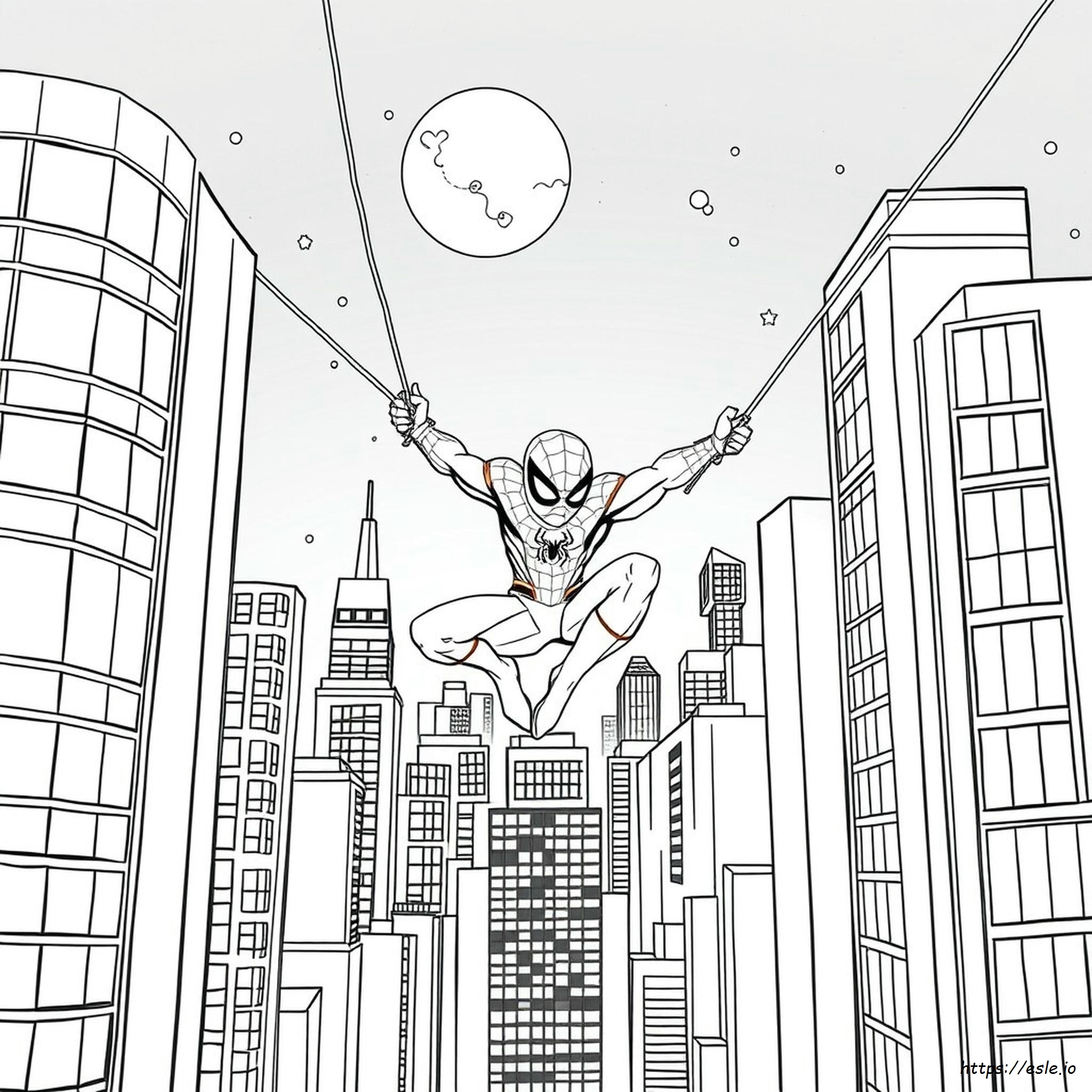 Spiderman Coloring Printout