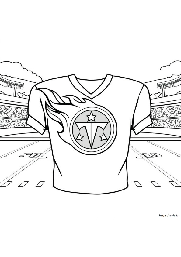 Tennessee Titans Logo Värityskuva