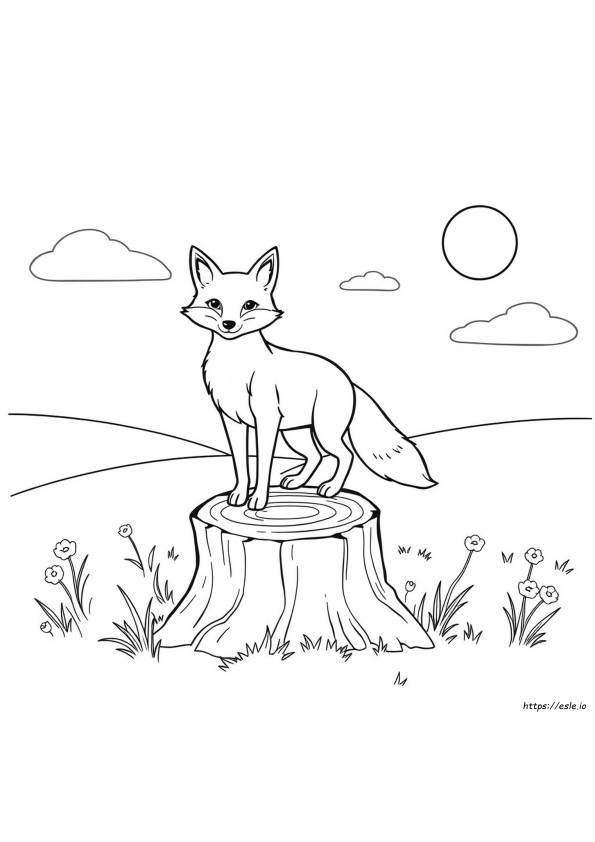 Coloriages Renard En Ligne