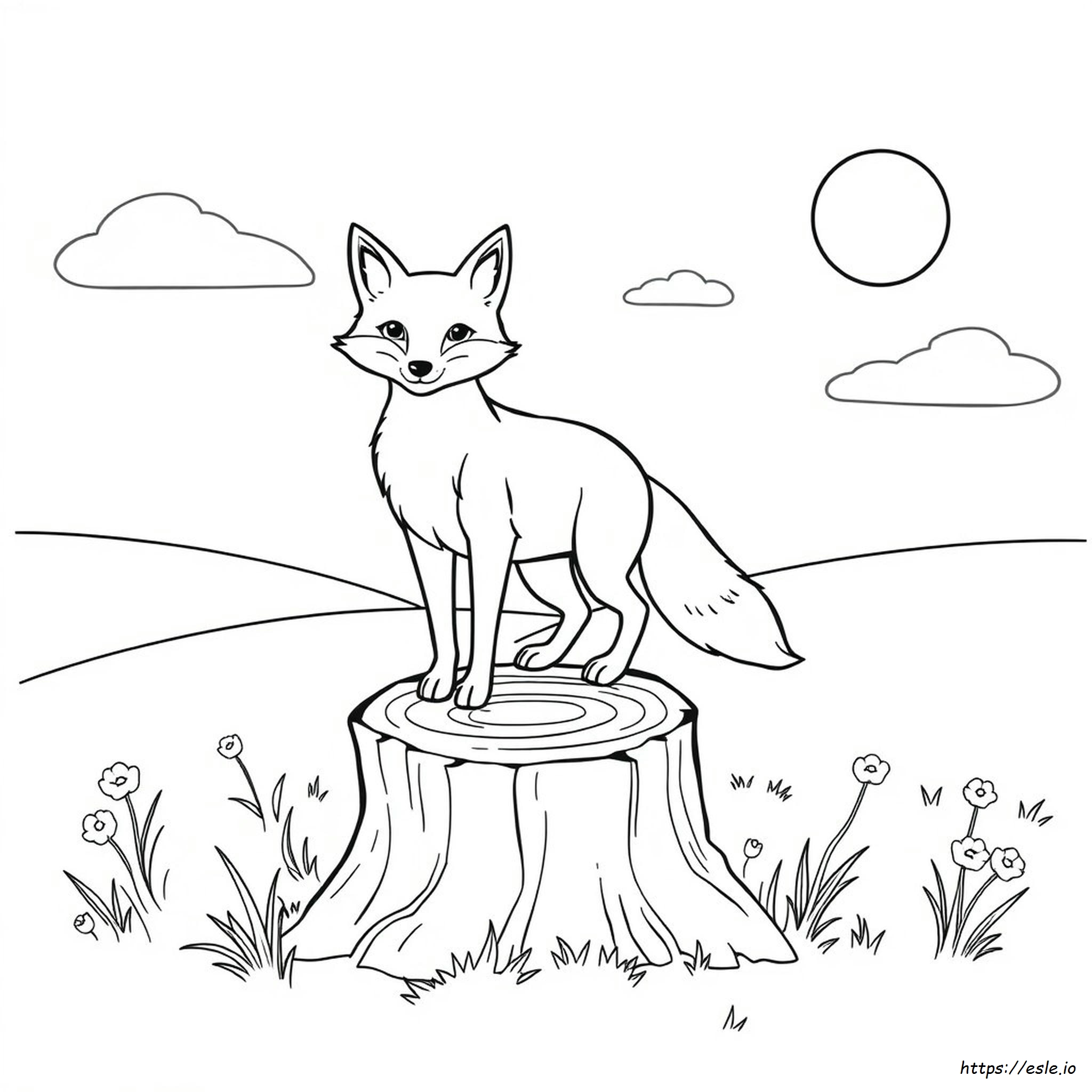 Fox Coloring Pages Online