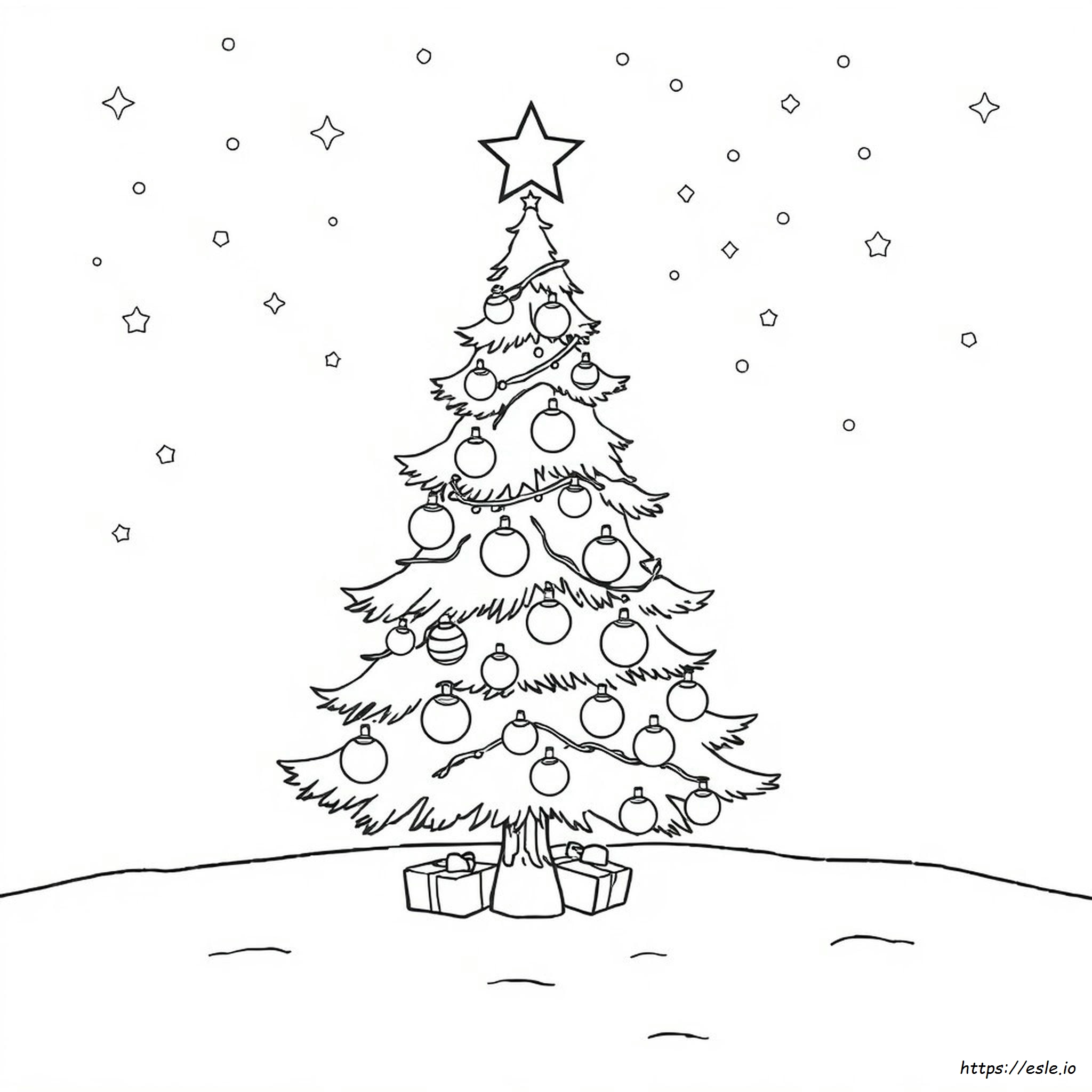 Albero Di Natale Da Colorare
