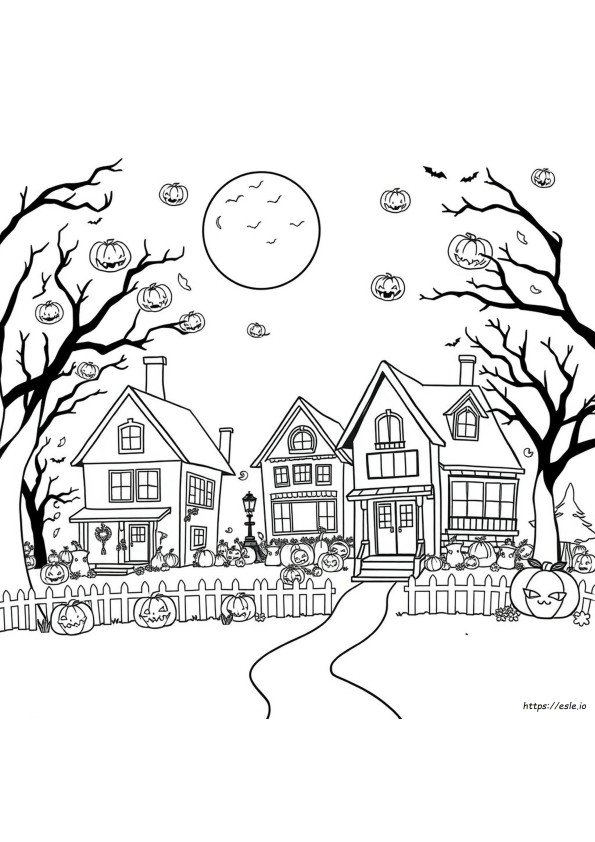Halloween Coloring Paper
