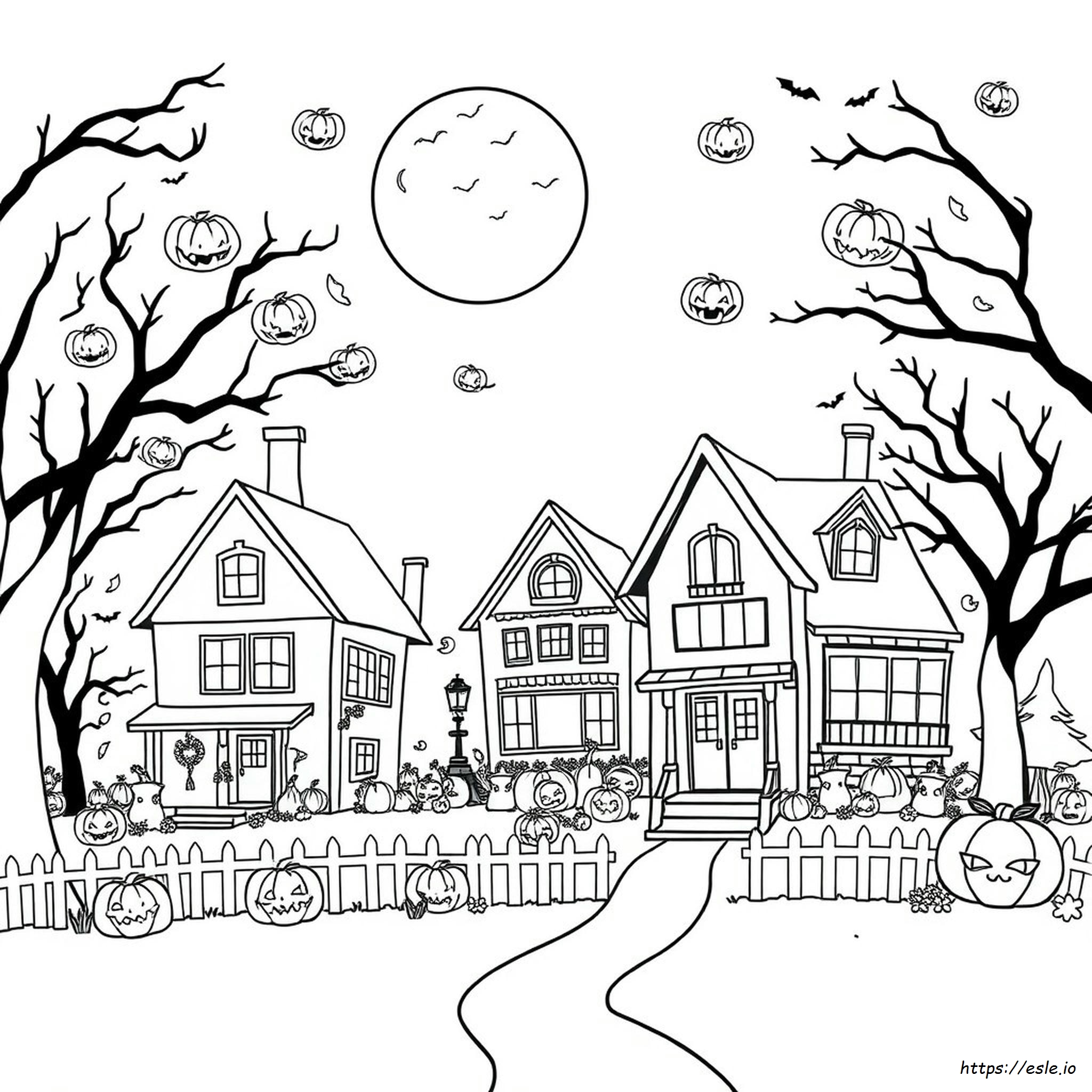 Halloween Coloring Paper